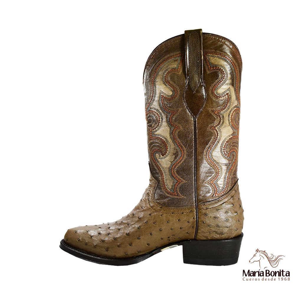 Bota Hombre La Nacional Avestruz S0095 - Productos Piel - Moda Vaquera