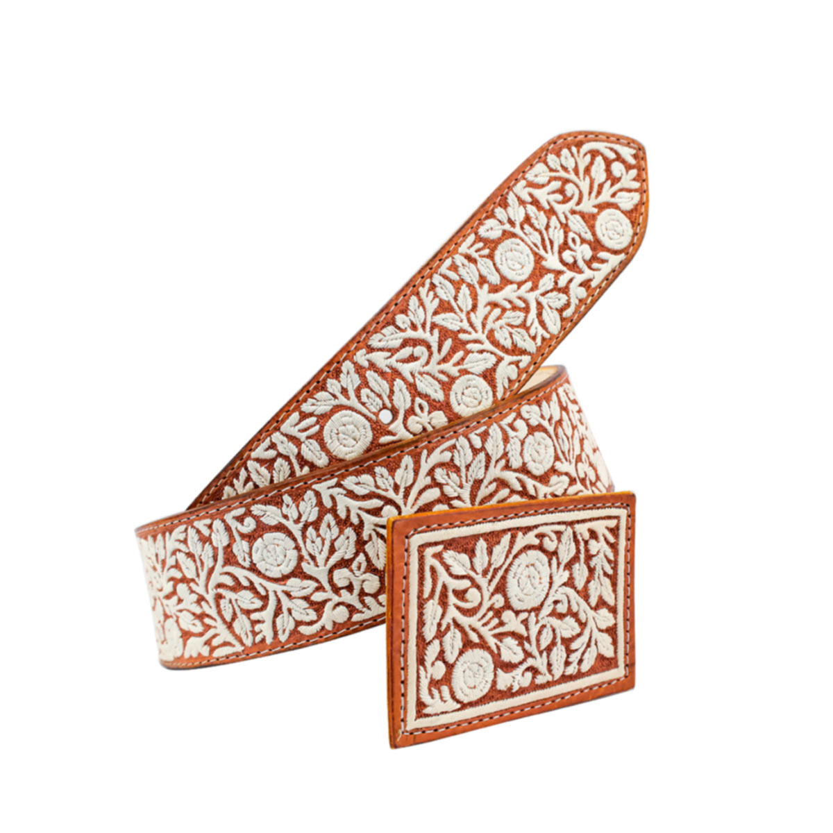 Cinto Hombre Pita Rameado Flor 2pg - Imagen 2