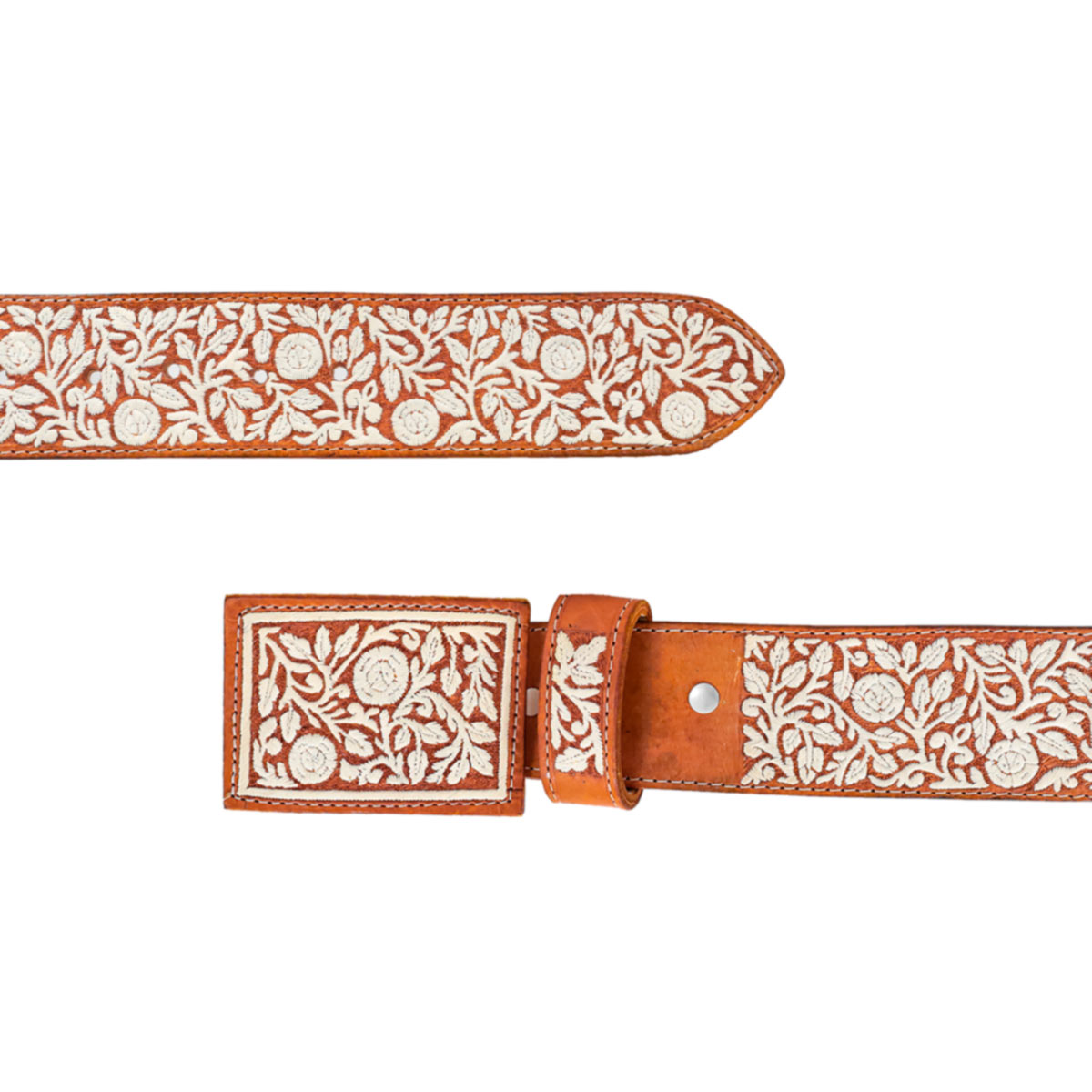 Cinto Hombre Pita Rameado Flor 2pg - Imagen 3