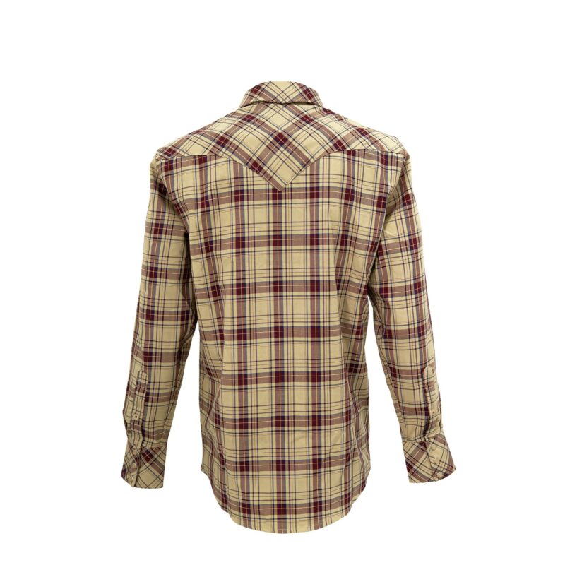 Camisa Hombre Cero Uno Tinto Cuadros - Image 2