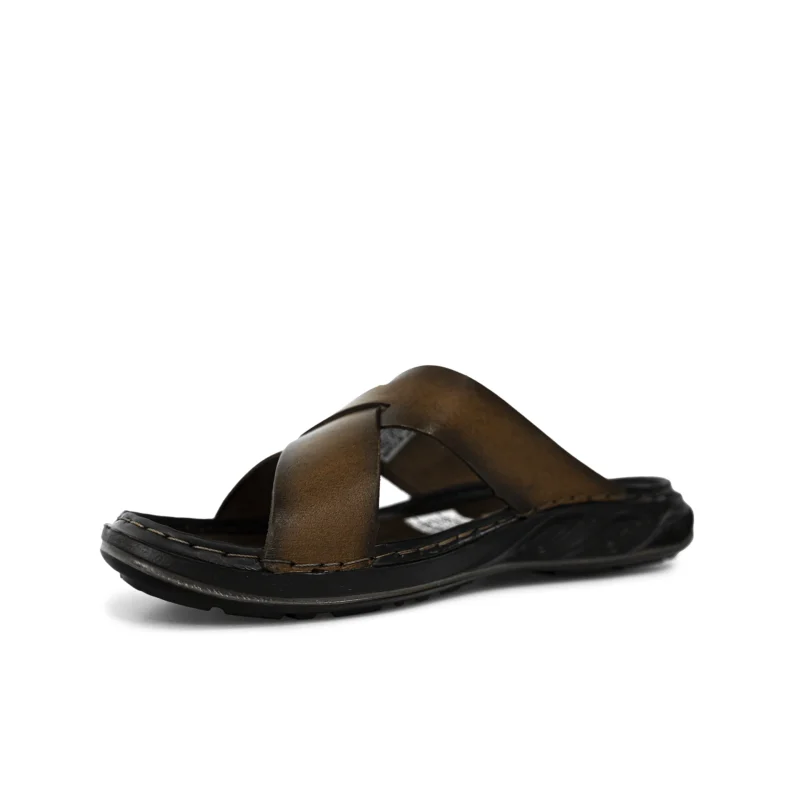 Sandalia Hombre Pegada 134102 Anilina Preto - Imagen 3