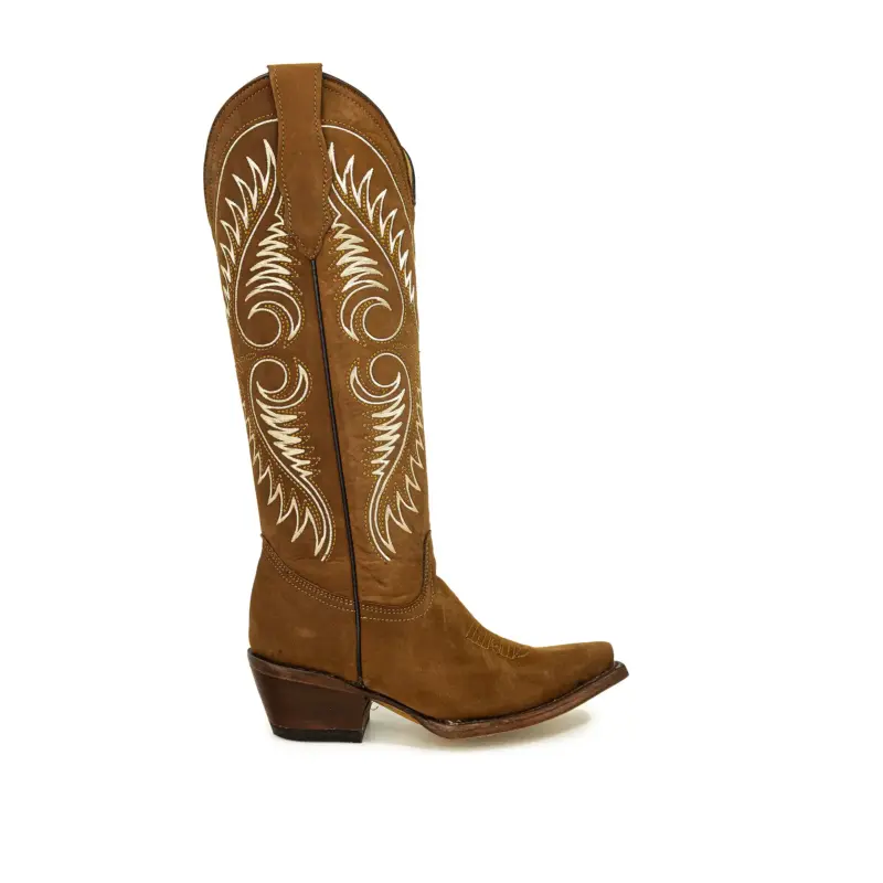 Bota Mujer Jar Boots 4590 Camel Nobuck