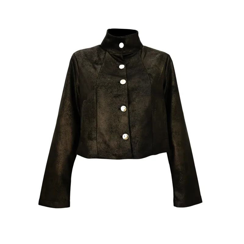 Chamarra Mujer Replicados Gamuza