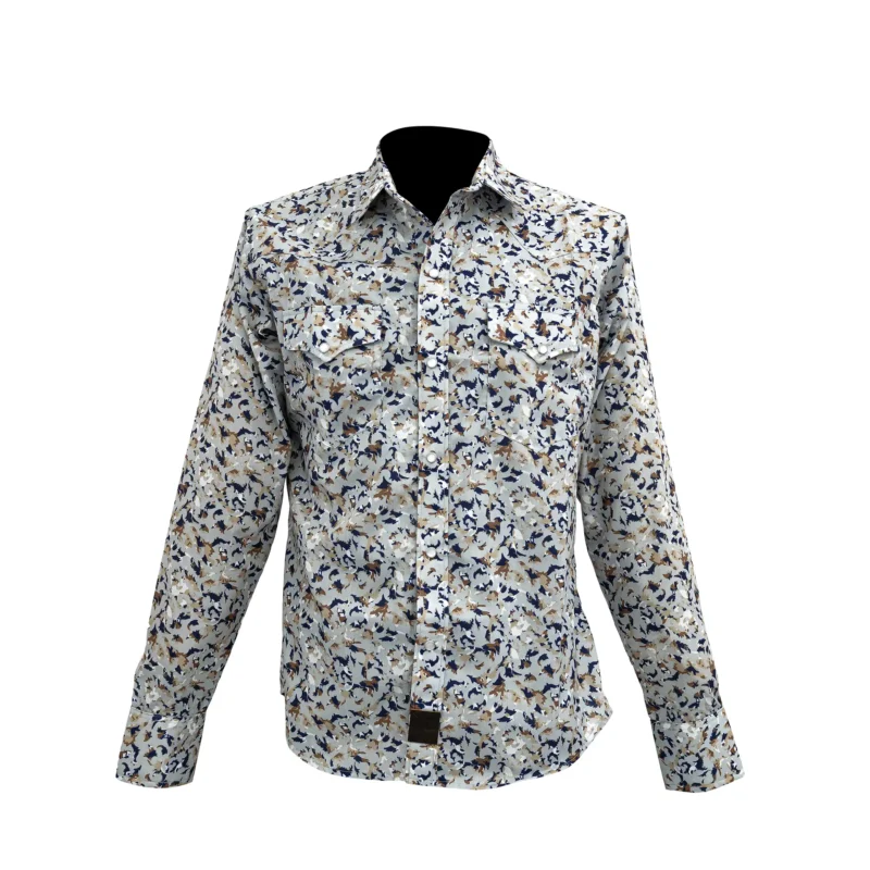 Camisa Hombre Eagle Nice Hojas