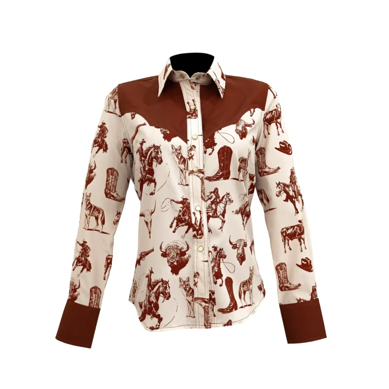 Camisa Mujer Mabo Vaquera Gandera