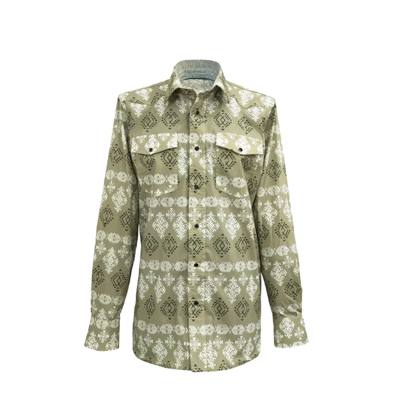 Camisa Hombre Mabo Vaquera Tribal